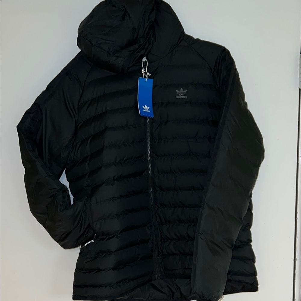 Adidas Men's Black Puffer Jacket NWT